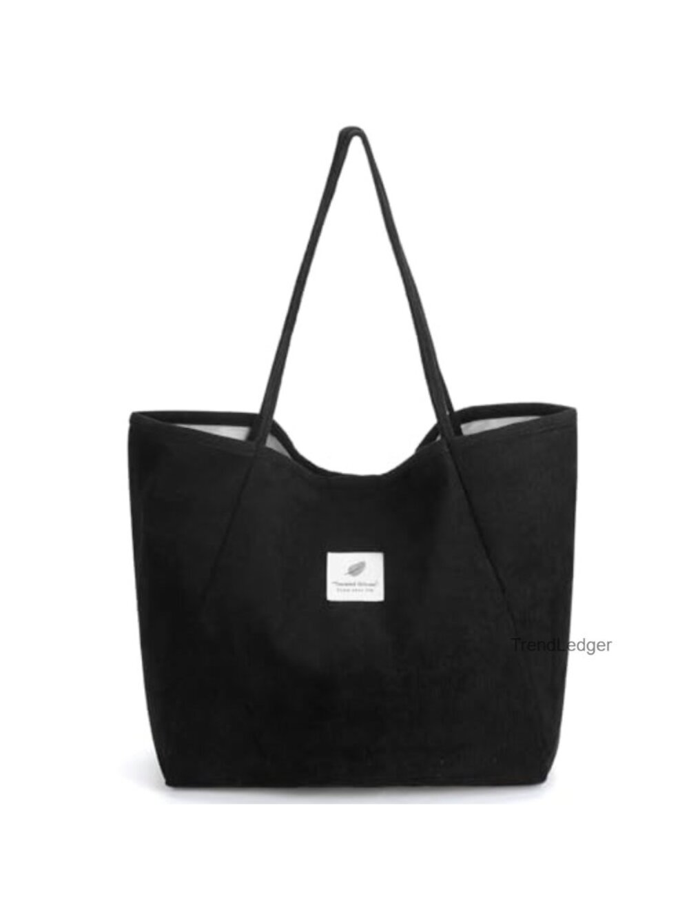Corduroy Tote Bag Large Capacity Travel Gym Beach Shopper